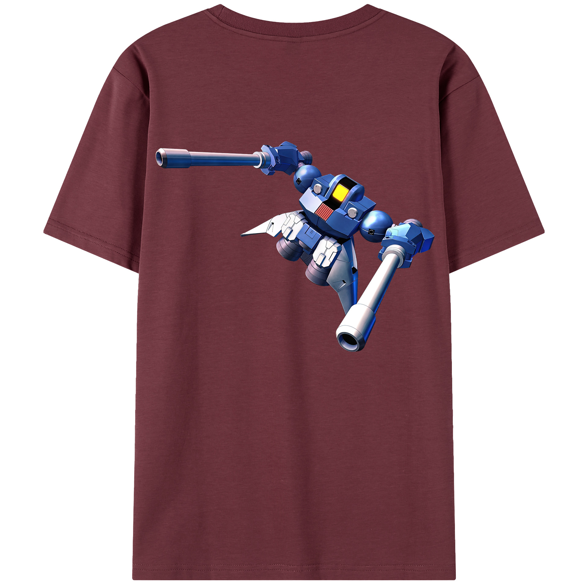 （画像用） 機動戦士ガンダム Mobile Suit Gundam 綿100％半袖Tシャツ（背面プリント）